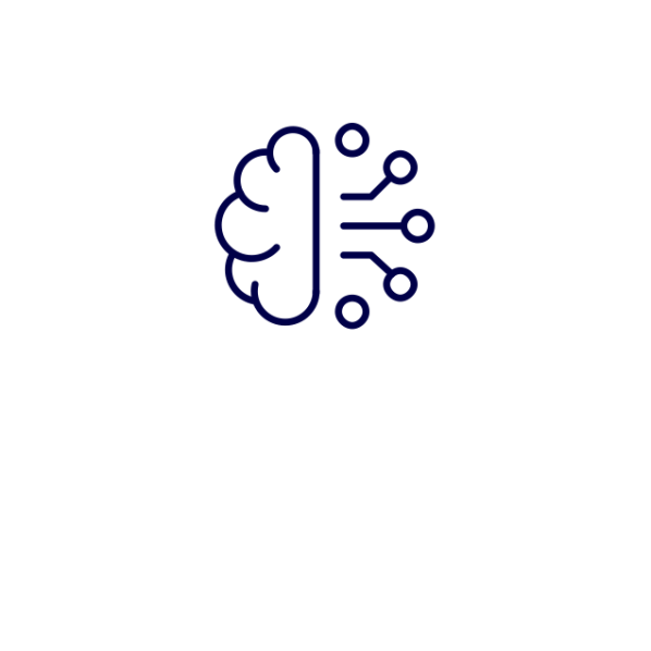 brain with waves icon