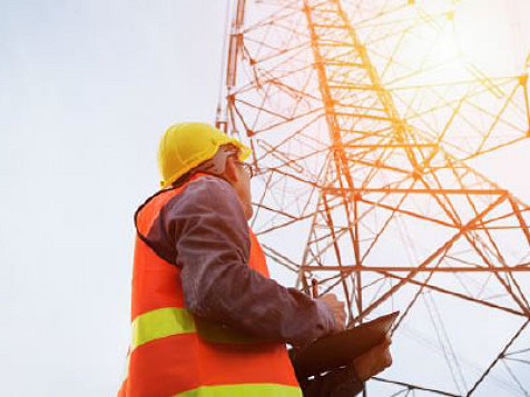 a man working at the site