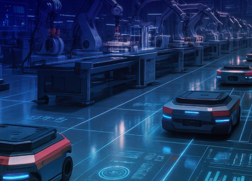 A digitized workshop with robots