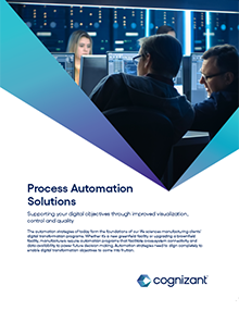 couverture de la brochure sur les solutions d'automatisation des processus