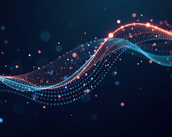 Digital wave pattern