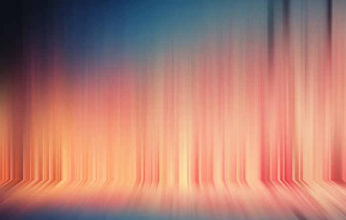orange abstract streams of color