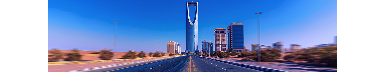 A highway in Saudi Arabia