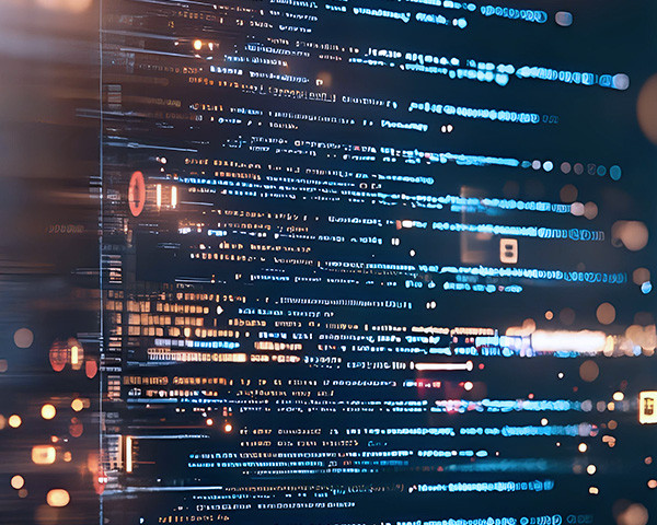 A computer screen full of coding lines