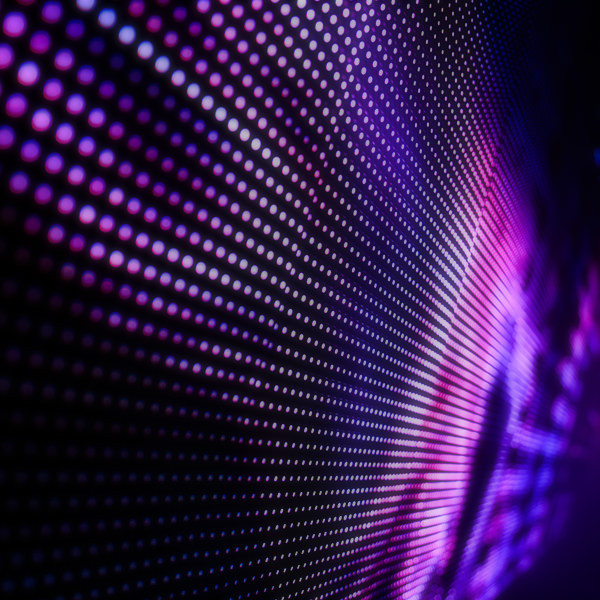 Abstract LED Light wall falling out of focus; Shutterstock ID 731332342; purchase_order: 1124375; job: gbc; client: global; other: 