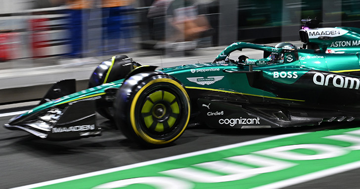 View of Cognizant Aston Martin F1