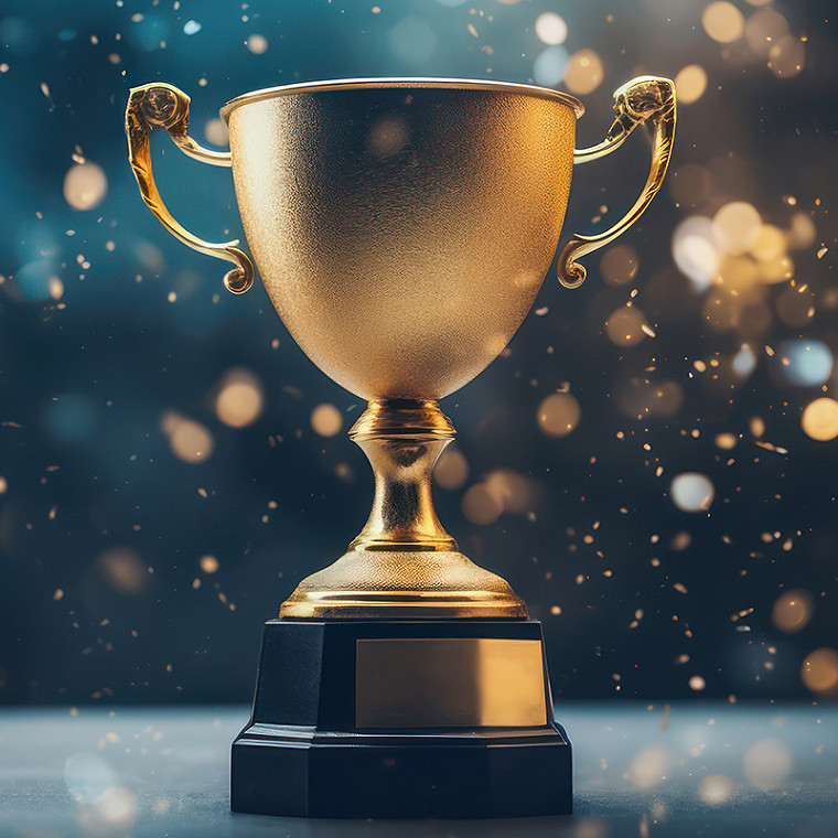 Gold trophy