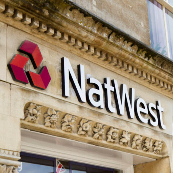 Natwest logo on a building