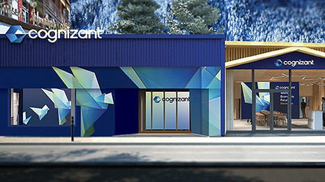 The Cognizant chalet in Davos. Switzerland