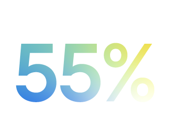 55%